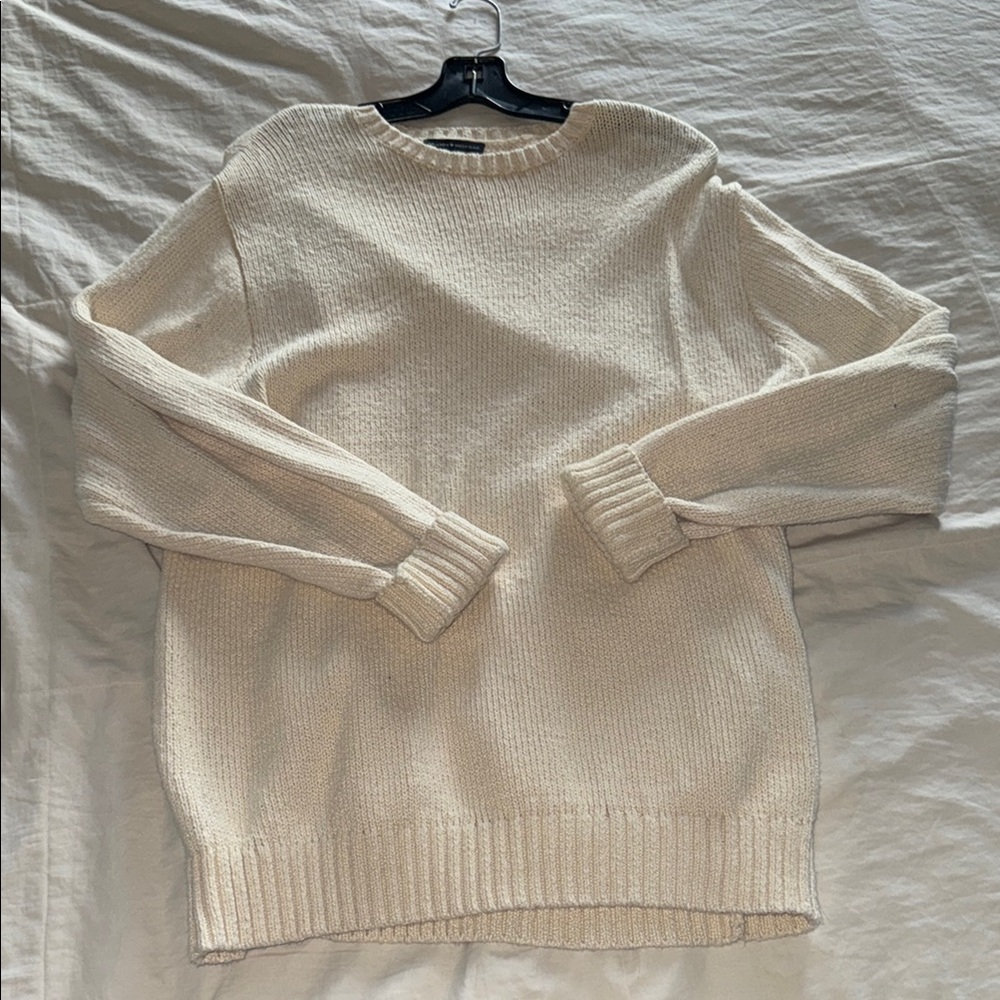 Brandy Melville Cream Knit Sweater